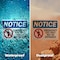 Signmission Exit Sign, Vinyl Decal, 10 in W, 7 in H, Emergency Exit Only Not An Entrance Sign With Symbol OS-2PACK-NS-D-710-L-11822 - alternate 3